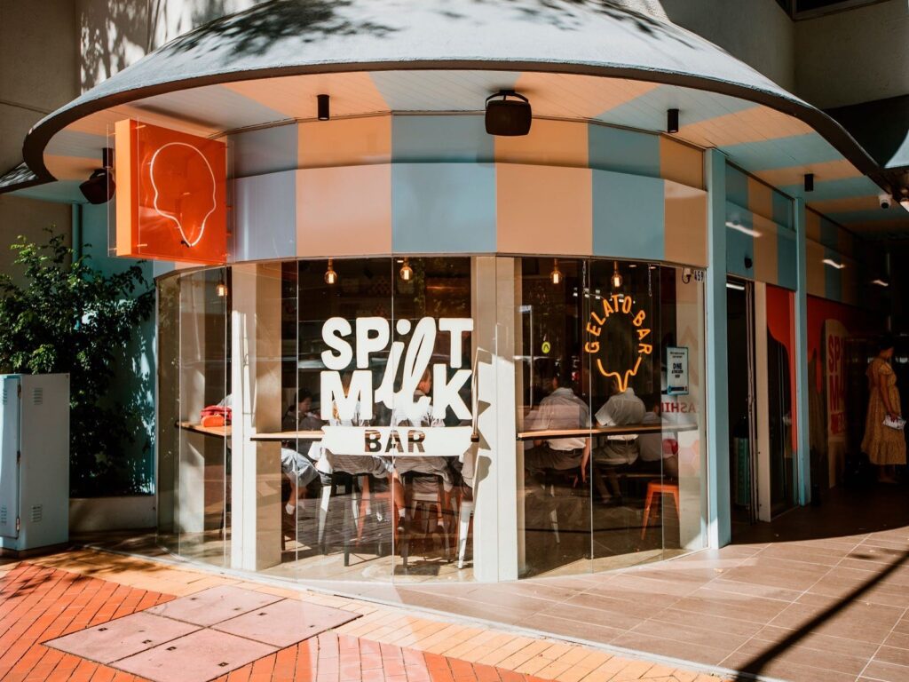 Front Entrance of Spilt Milk